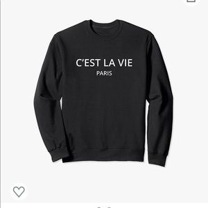Black C’est La Vie Paris - sweatshirt - black